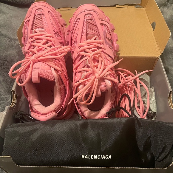 Pink Balenciaga Track Sneaker - Picture 2 of 5